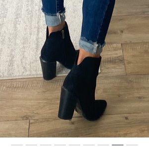 Faux Suede Booties